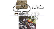 Royal Enfield GT and Interceptor 650cc Red Rooster Apollo Crash Guard  - SPAREZO